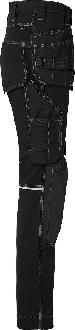 307 Lange Handwerker Hose, Damen, schwarz, 46