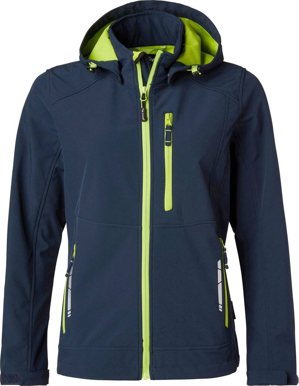 352 Softshell Jacke, Damen, navy blau, XXL