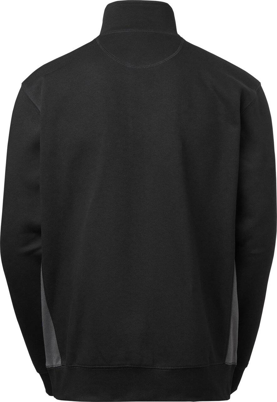 Webber Half-Zip Sweatshirt, Herren, schwarz/grau., 4XL