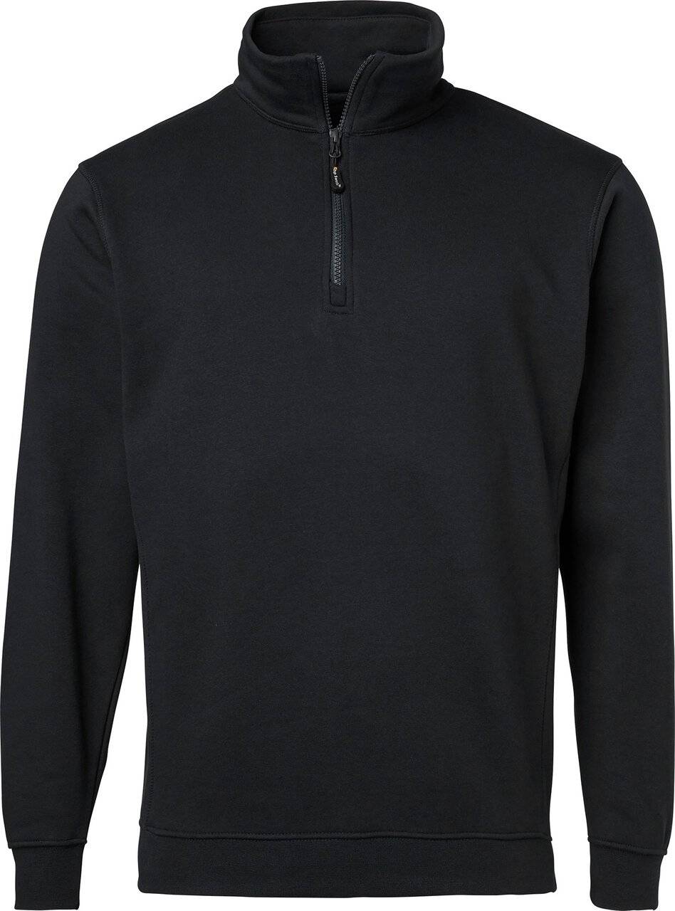 149 Half-Zip Sweatshirt, Unisex, schwarz, XS