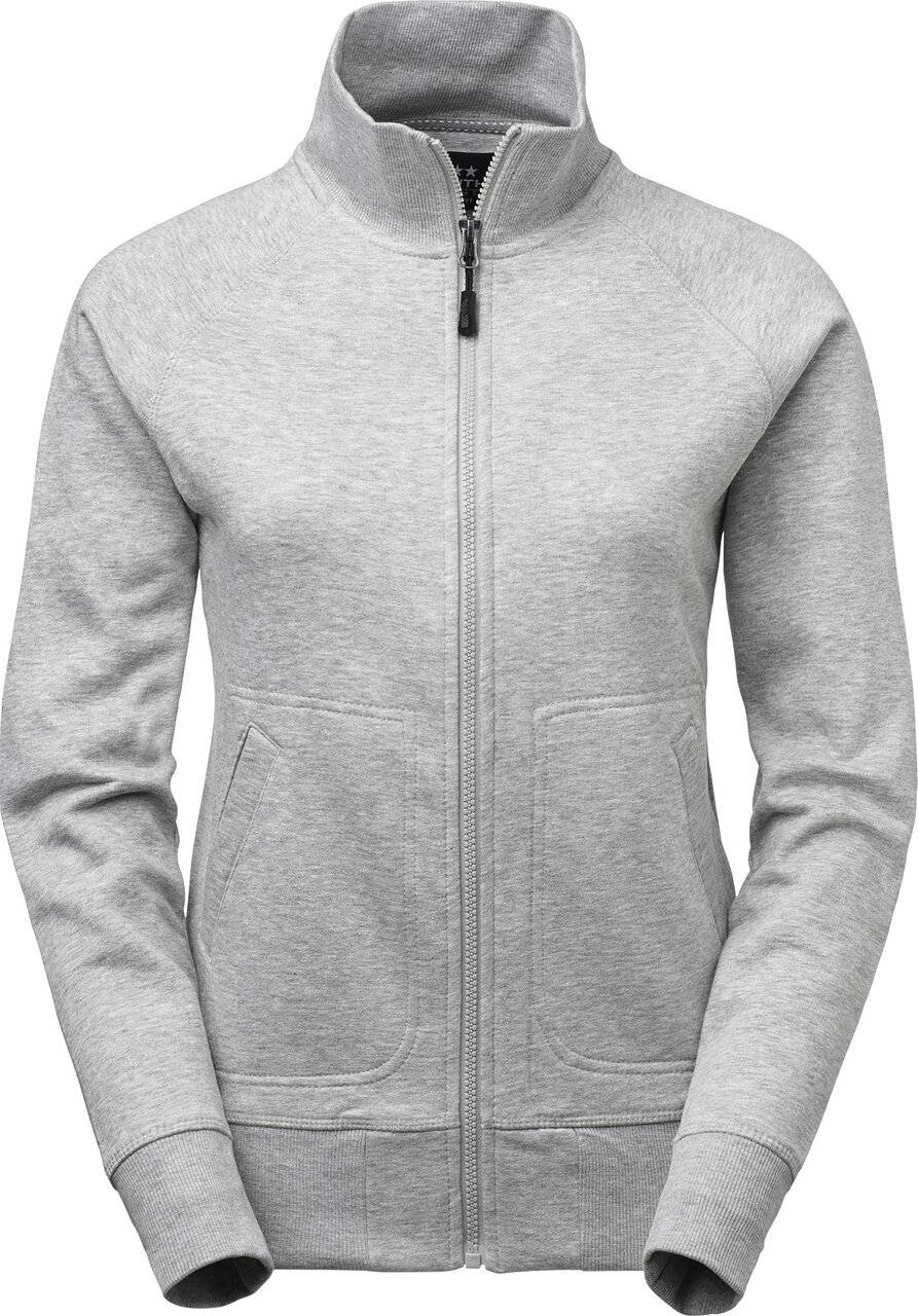 Savannah Full-Zip Sweatshirt, Damen, grau meliert, L