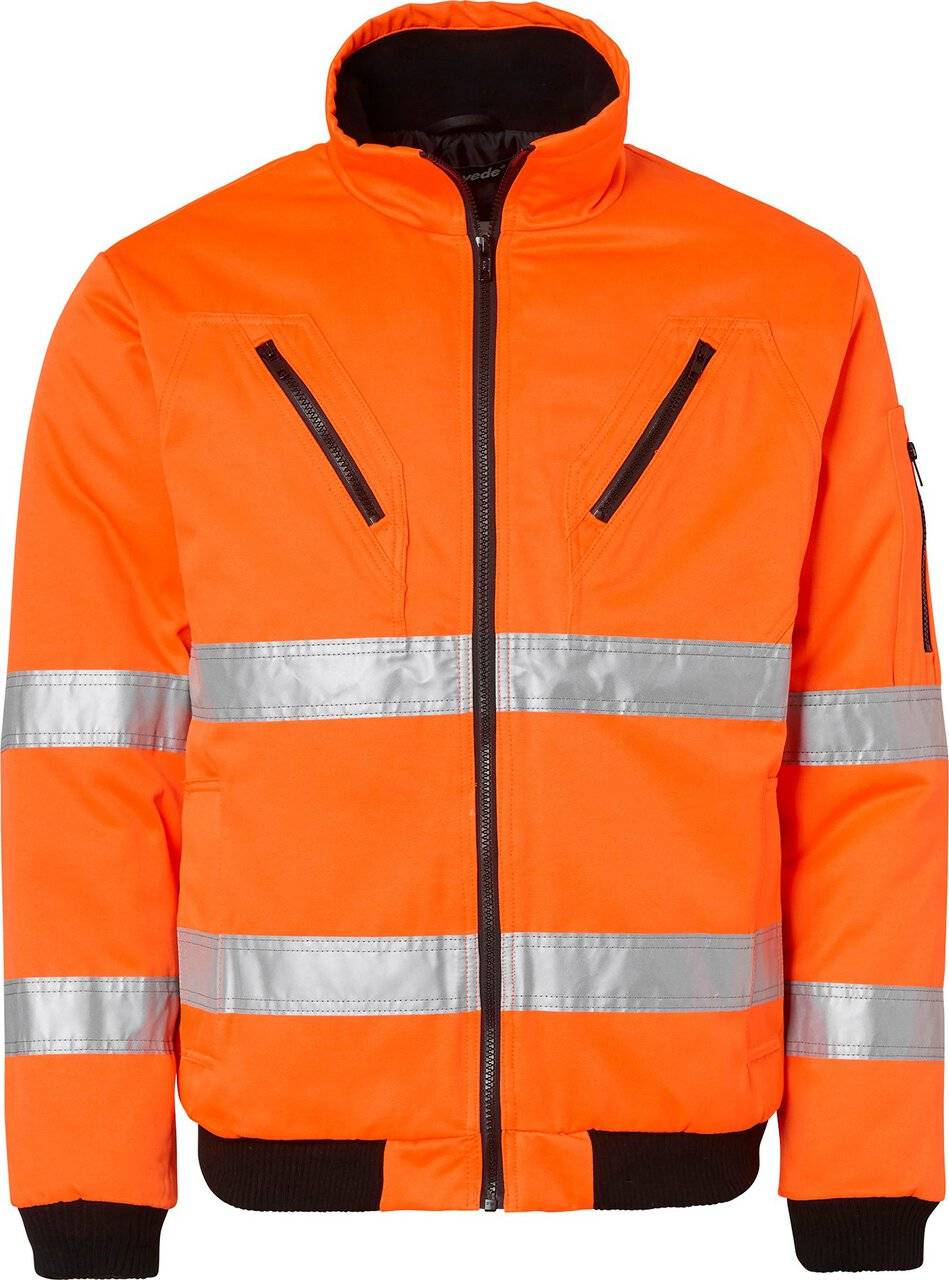5016 Winterjacke, Unisex, Fluoreszierendes orange, 3XL
