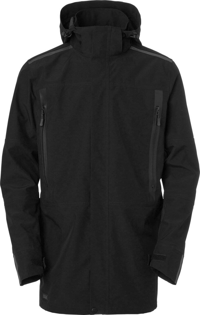 Ames Shell-Parka, Herren, schwarz, L