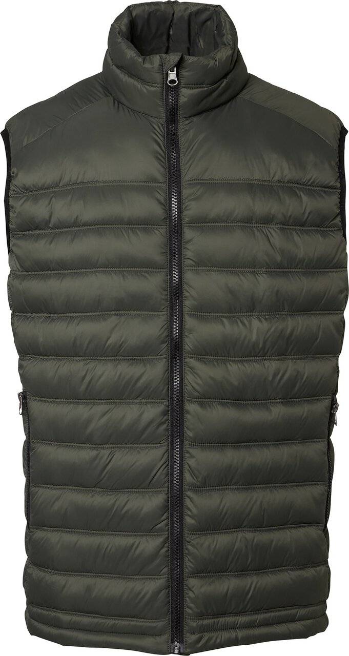 Alve Wattierte Weste, Herren, Olive, XXL