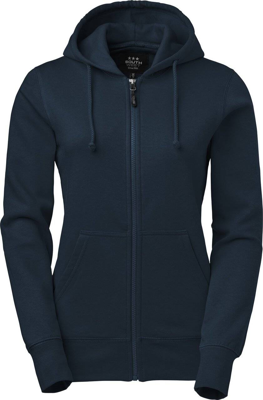 Georgia Full-Zip Sweatshirt, Damen, navy blau, XXL