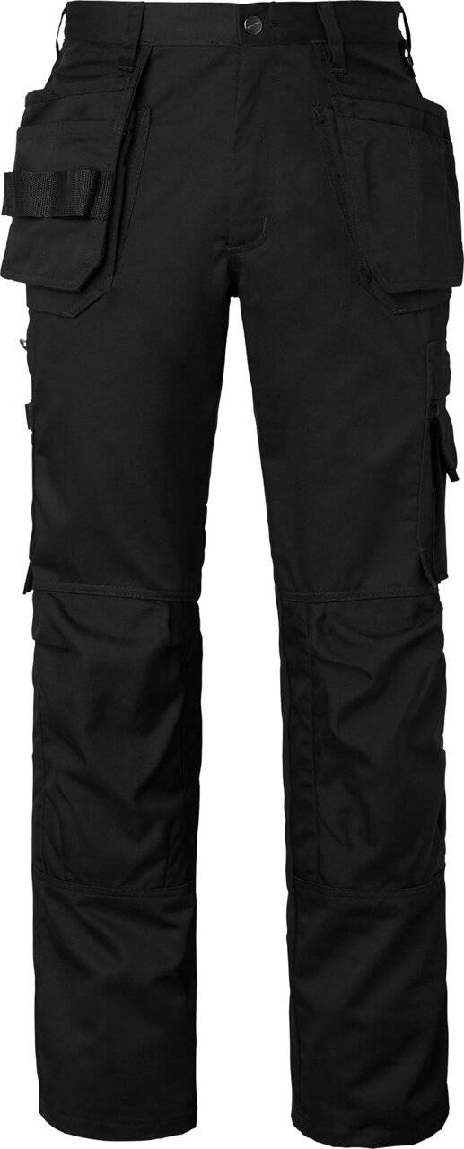 193 Lange Handwerker Hose, Unisex, schwarz, 46