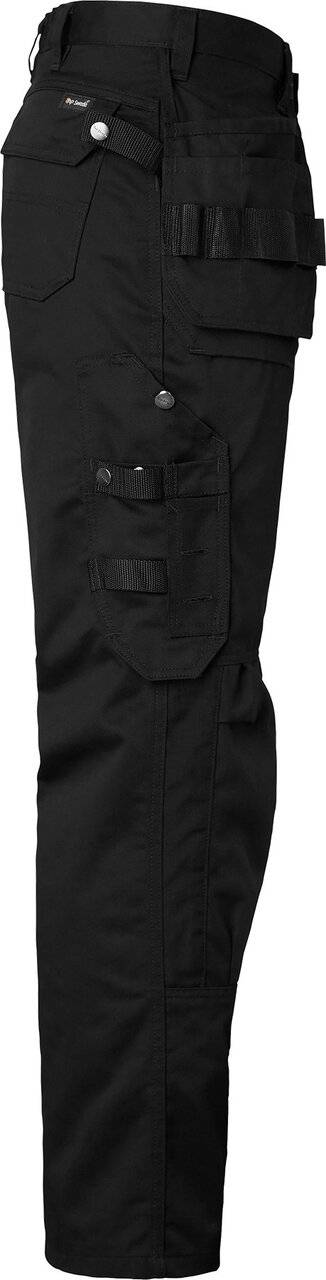 193 Lange Handwerker Hose, Unisex, schwarz, 46