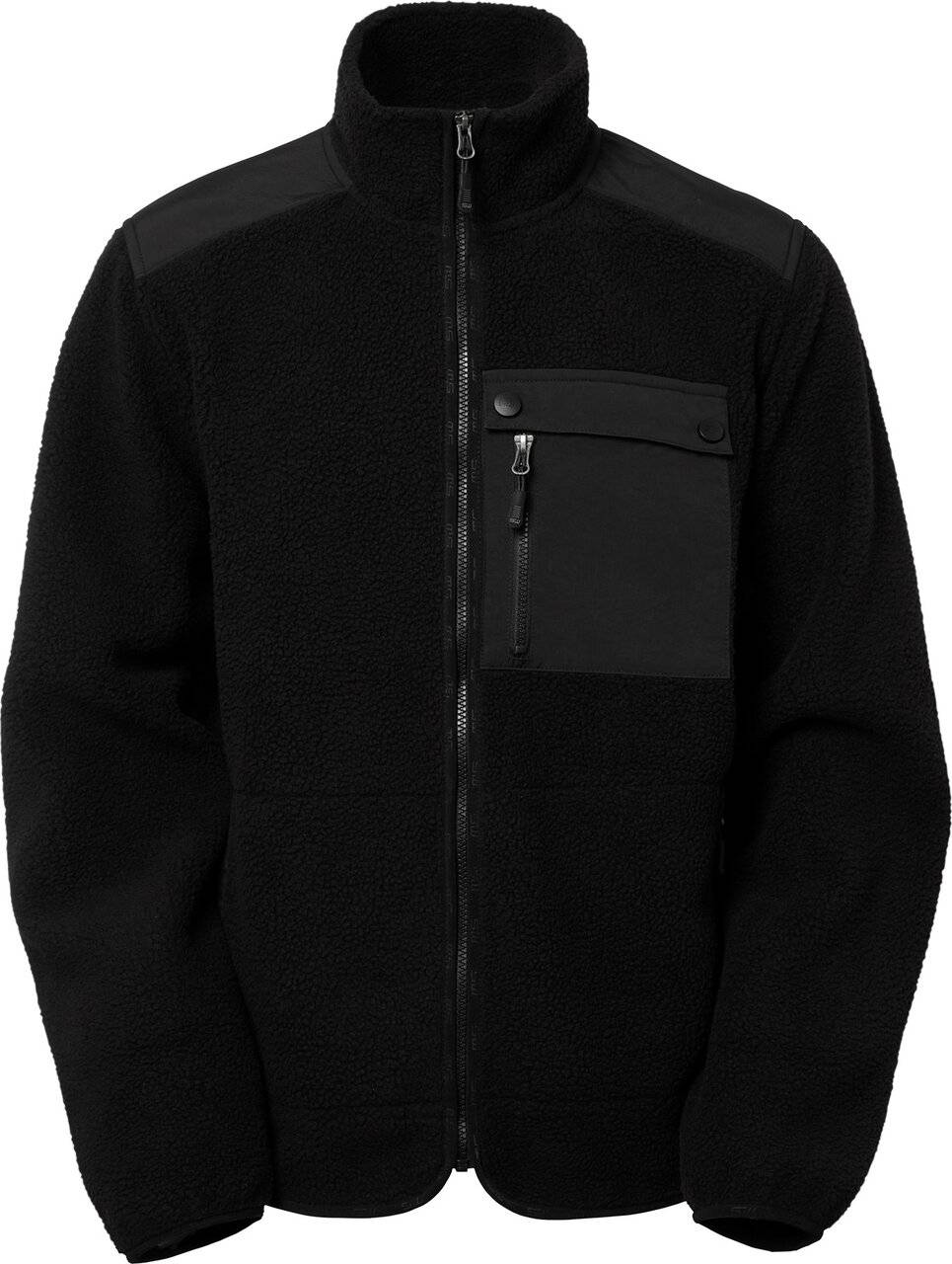 Paul Fleecejacke, Herren, schwarz, L