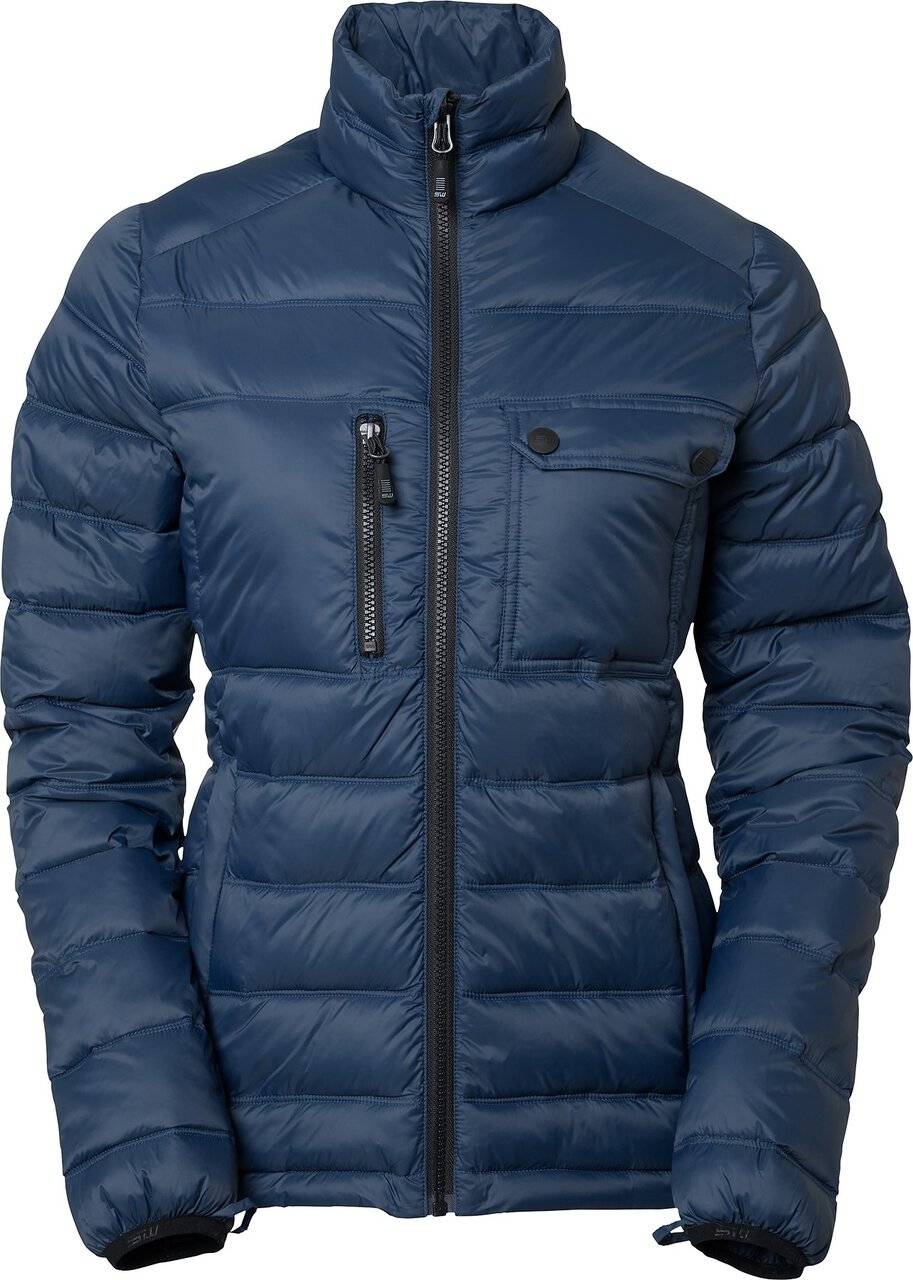 Amy Wattierte Jacke, Damen, navy blau, L