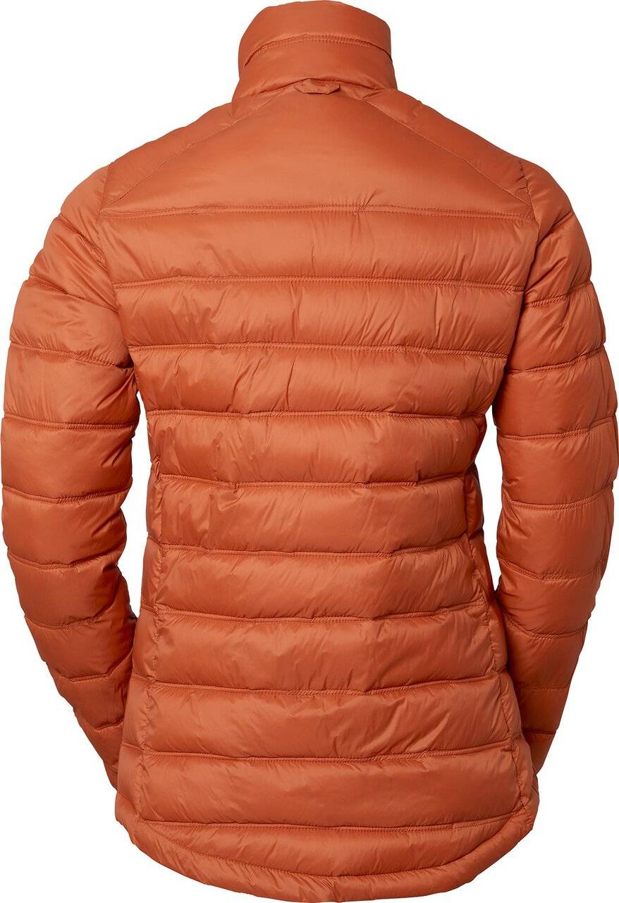 Amy Wattierte Jacke, Damen, dunkel orange, XL