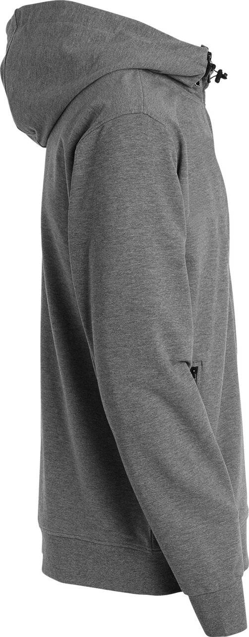 Madison Full-Zip Sweatshirt, Herren, grau meliert, XXL