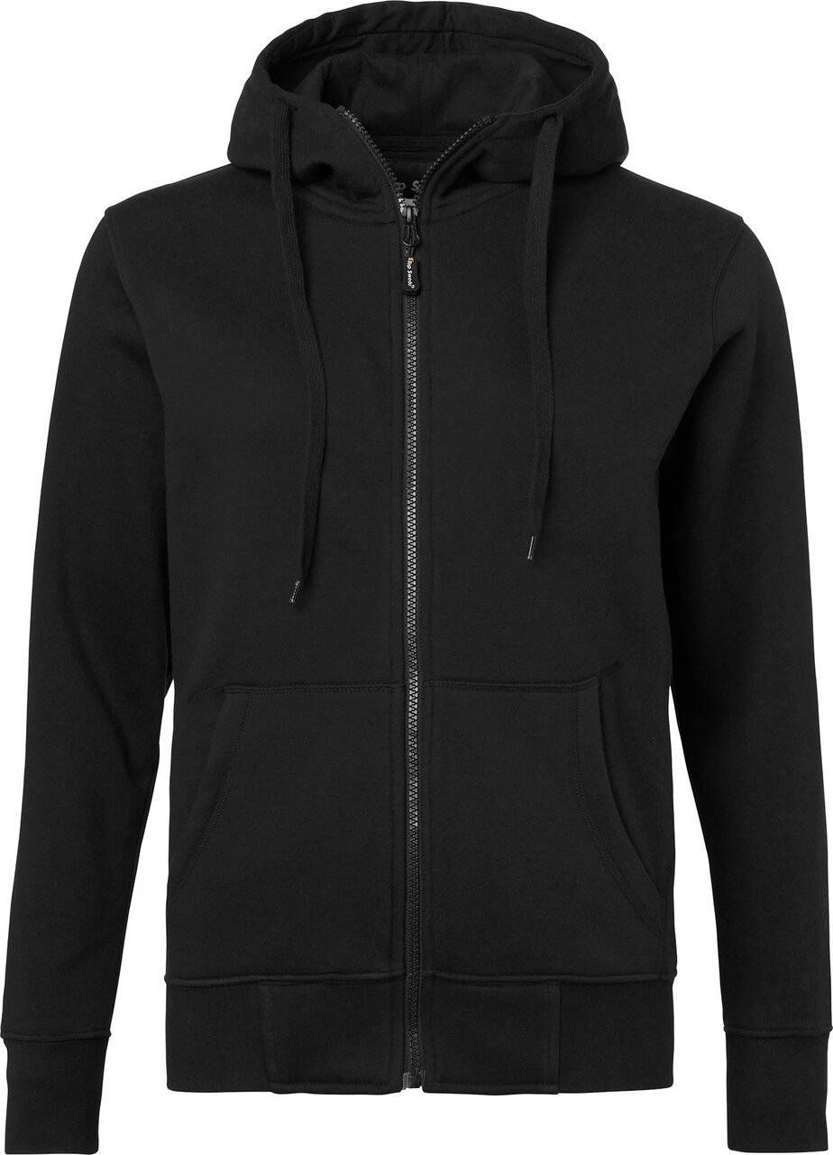 186 Full-Zip Sweatshirt, Damen, schwarz, XXL