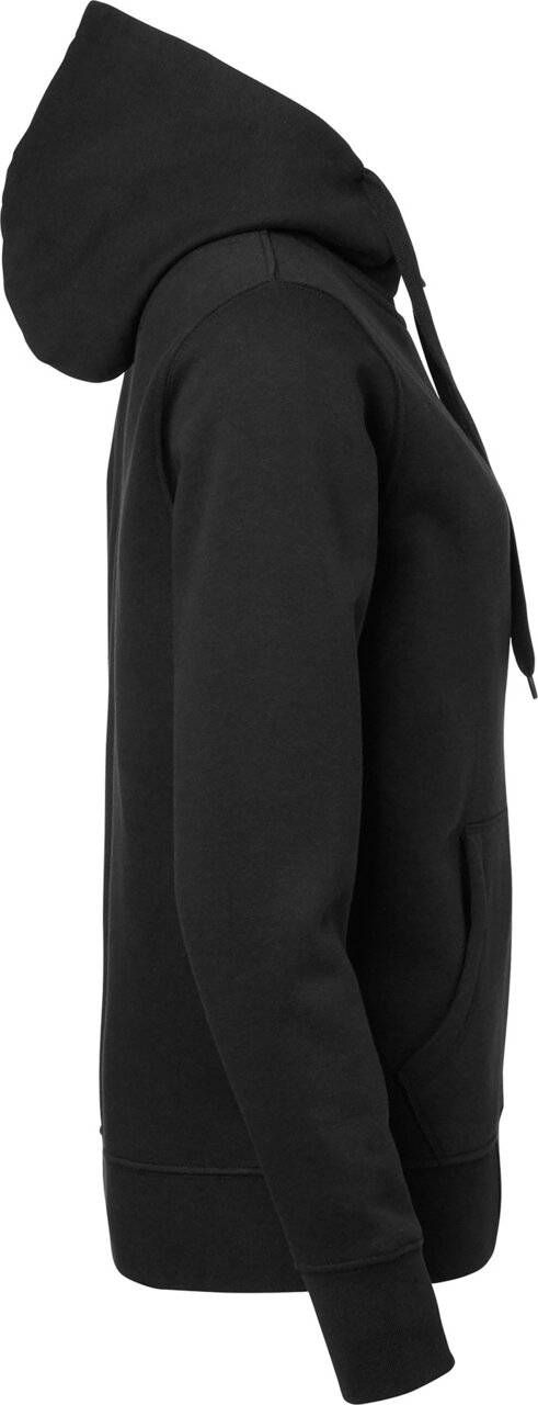 186 Full-Zip Sweatshirt, Damen, schwarz, XXL