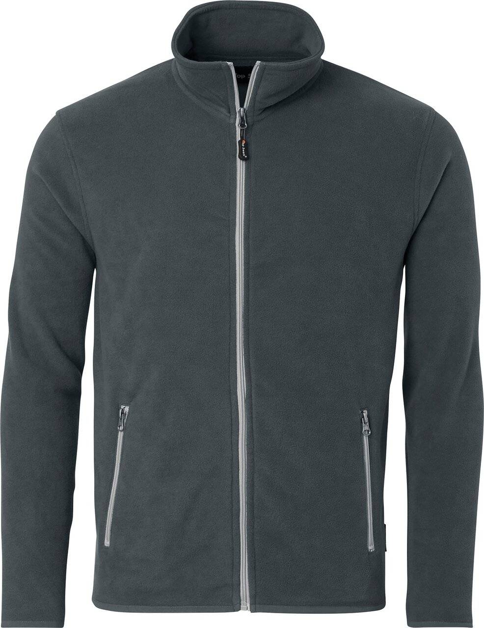 154 Fleecejacke, Unisex, dunkel grau, XL