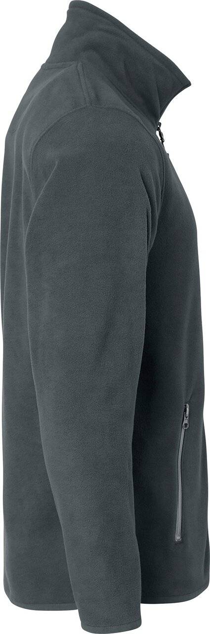 154 Fleecejacke, Unisex, dunkel grau, XL