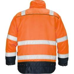 Warnschutz-Pilotjacke 100496-271 Gr. M orange/marine, 100% Poly., ca. 520 g/m²,