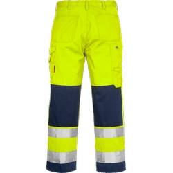 HI-VIS Bundhose 100002-171 Gr. C60 gelb/marine 70%PES/30%BW ca. 300 g/m² EN