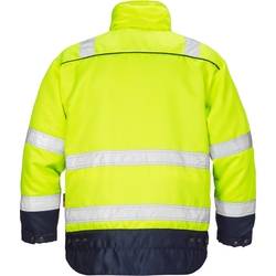 Warnschutz-Pilotjacke 100496-171 Gr. M gelb/marine, 100% Poly., ca. 520 g/m²,