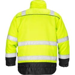Warnschutz-Pilotjacke 100496-196 Gr. XL gelb/schwarz, 100% Poly., ca. 520 g/m²,