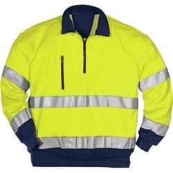 HI-VIS Sweatshirt 100134-171 Gr. 3XL gelb/marine, 50% PES/50% BW (Ersetzt 2-659