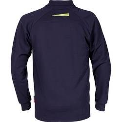 Flam Poloshirt langarm 100472-540 Gr.M dunkelblau, 60% Modacryl/38% BW/2%Karbon