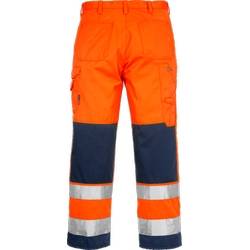 HI-VIS Bundhose 100002-271 Gr. D120 orange/marine 70%PES/30%BW ca. 300 g/m² EN