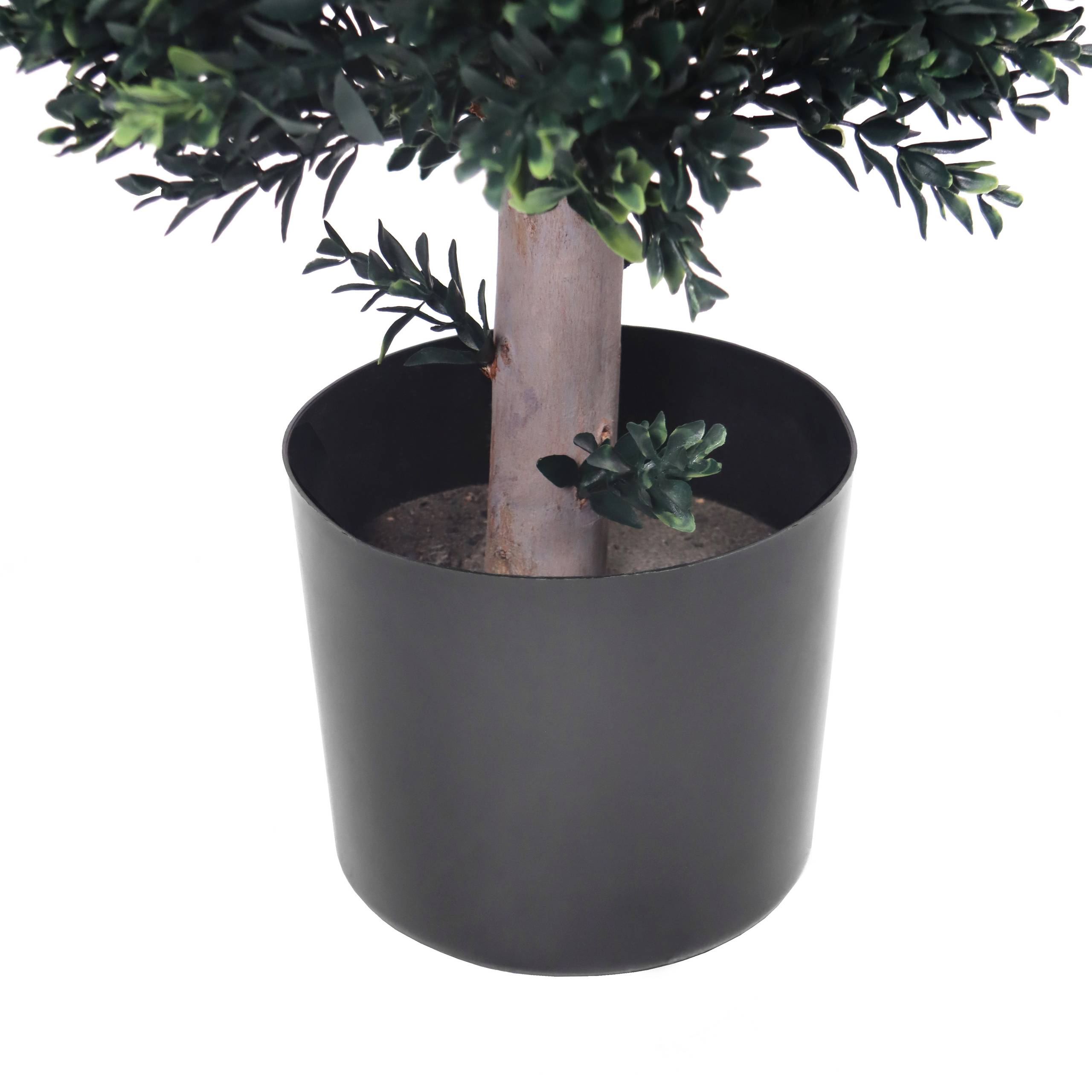 Kunstpflanze Kunstbaum BUXUS 65 cm grün hjh OFFICE