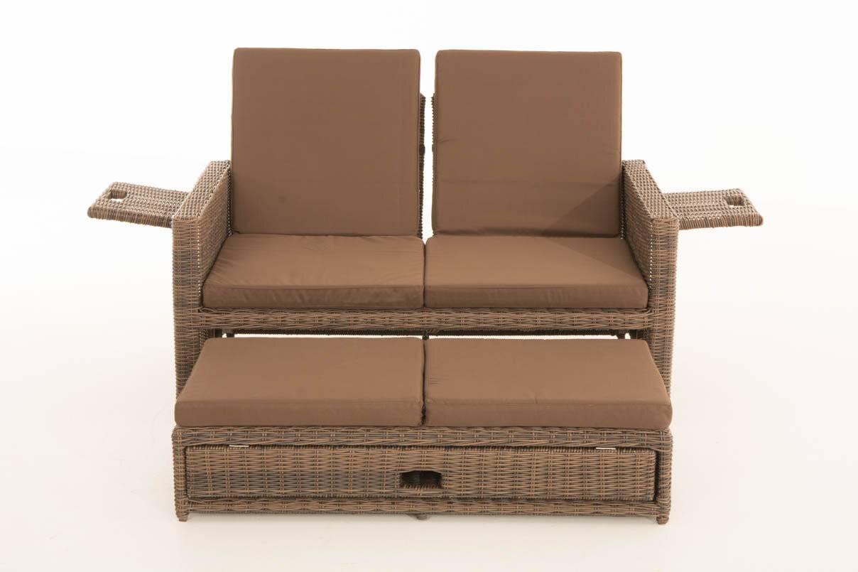 Sofa Ancona Terrabraun 5mm braun-meliert