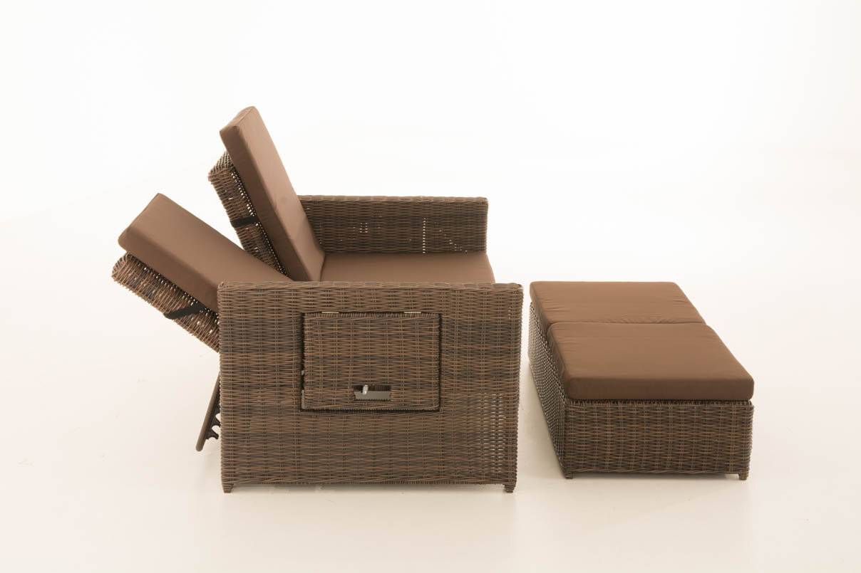 Sofa Ancona Terrabraun 5mm braun-meliert
