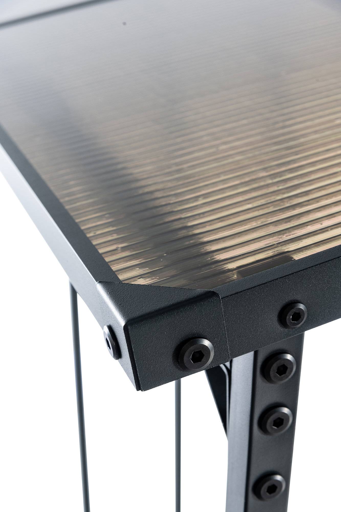 Kaminholzunterstand Ruston Metall L anthrazit