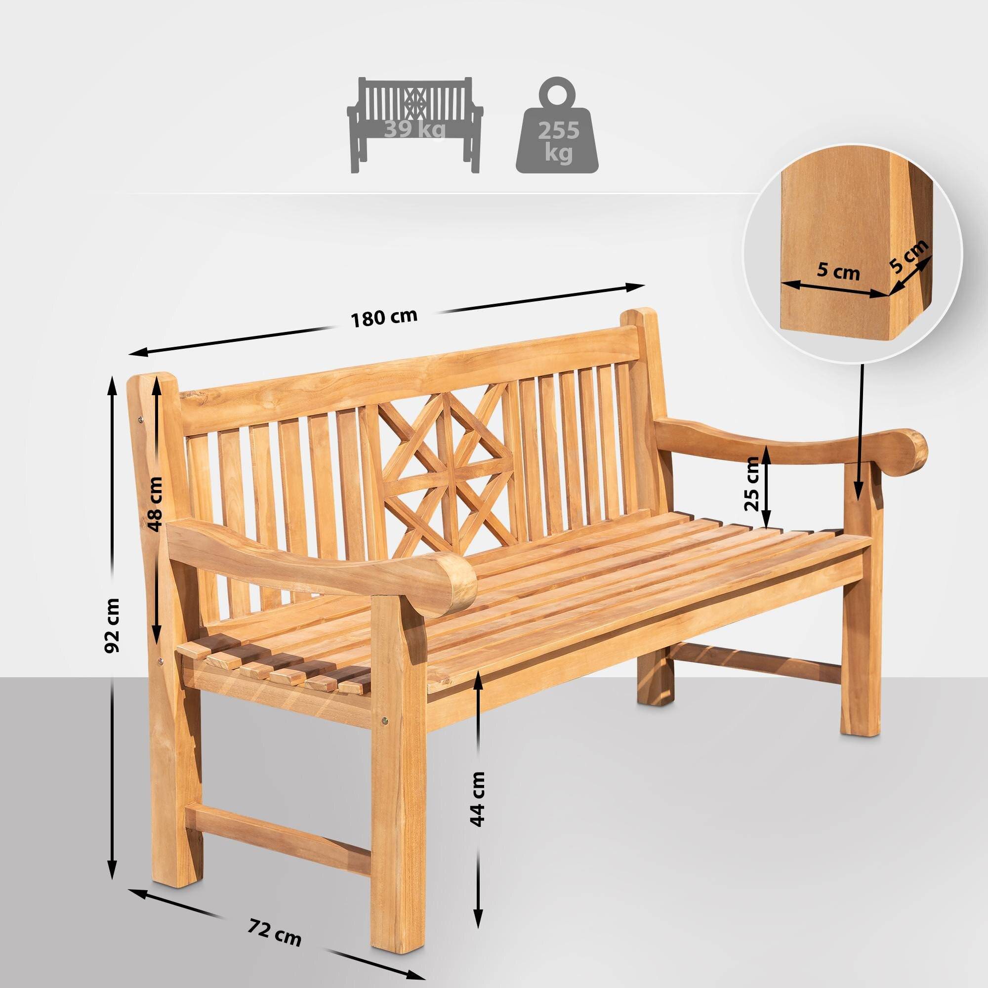 Teakbank Florida 180 cm teak