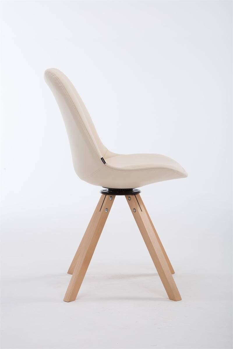 Besucherstuhl Calais Drehbar Natura Square creme