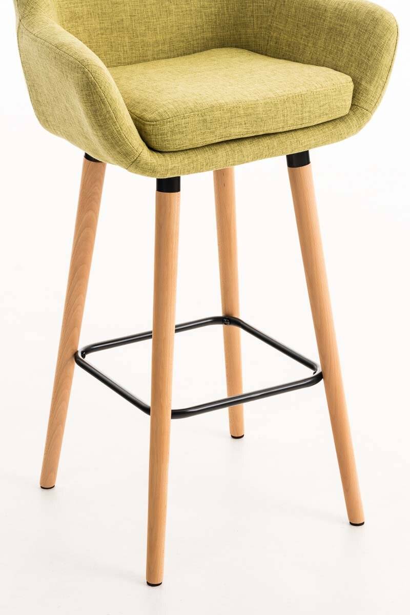 2er Set Barhocker Grant Stoff hellgrün