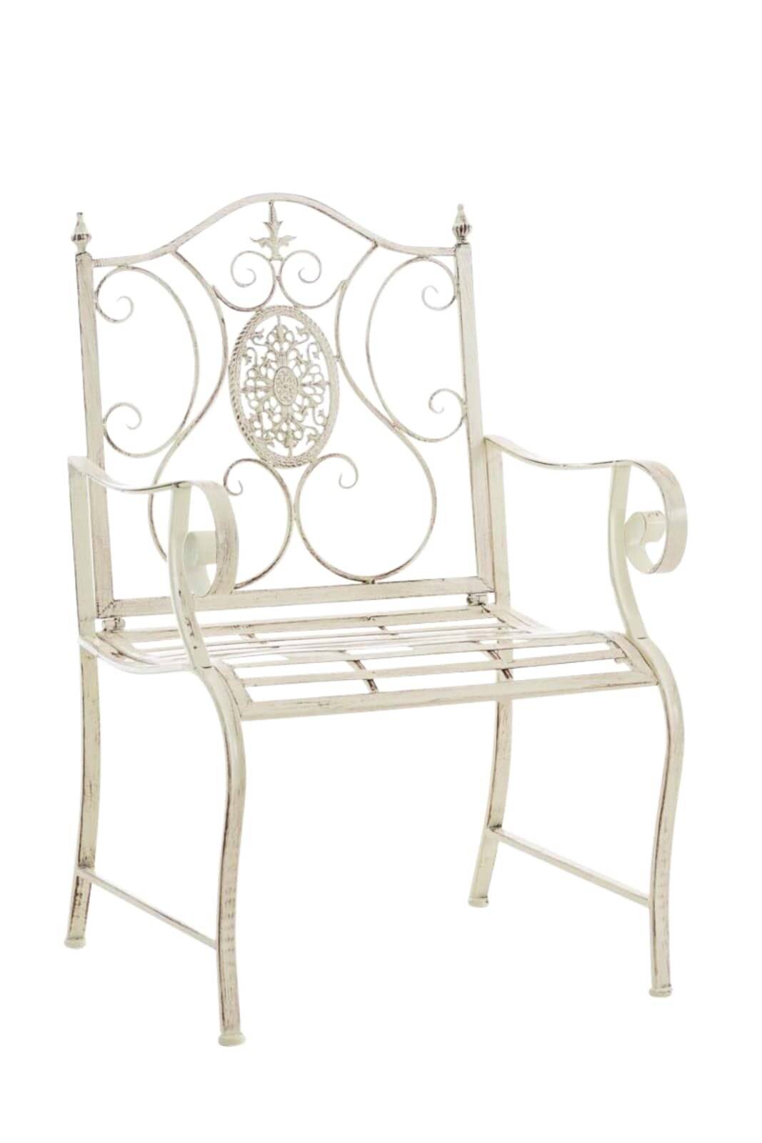 2er Set Gartenstühle Punjab antik-creme