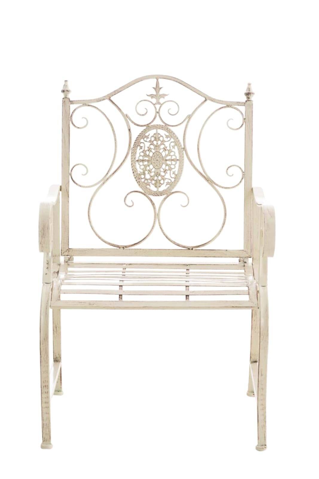 2er Set Gartenstühle Punjab antik-creme
