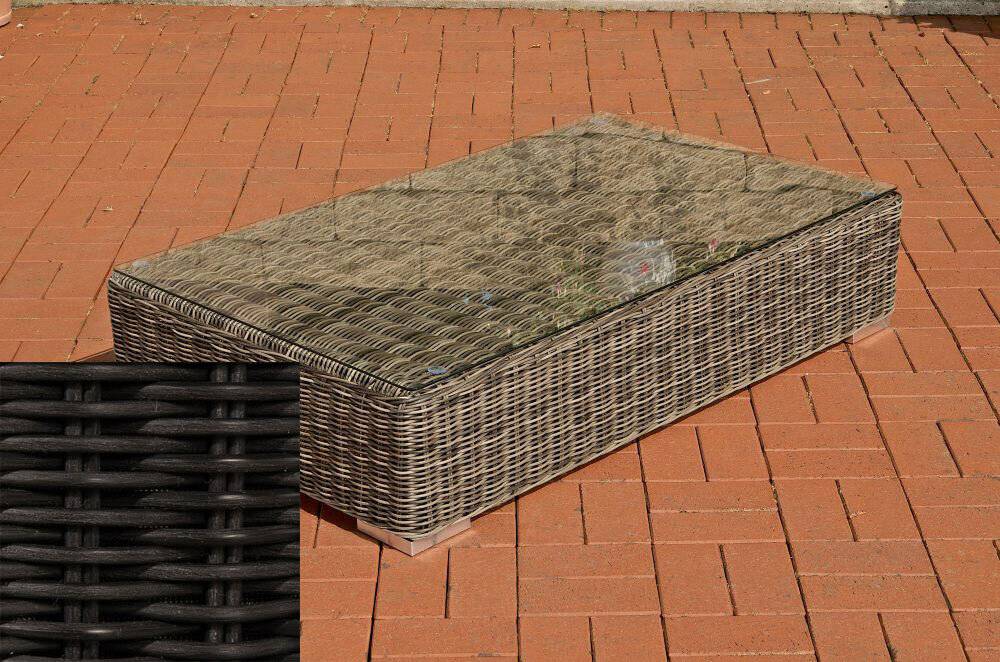 Lounge-Tisch Ariano 100 x 50 schwarz
