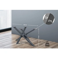 Tischbeine Jimmy 120x60x72 grau Tischbeine Jimmy 120x60x72 grau