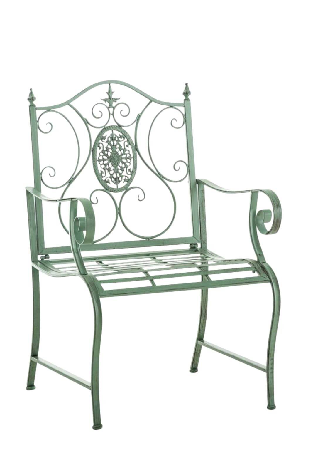 2er Set Gartenstühle Punjab antik-grün