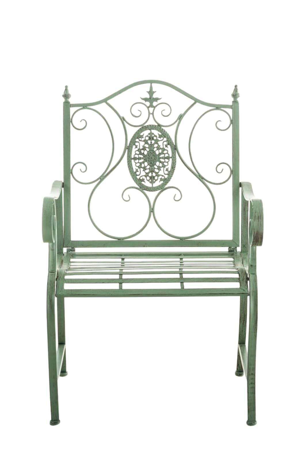 2er Set Gartenstühle Punjab antik-grün