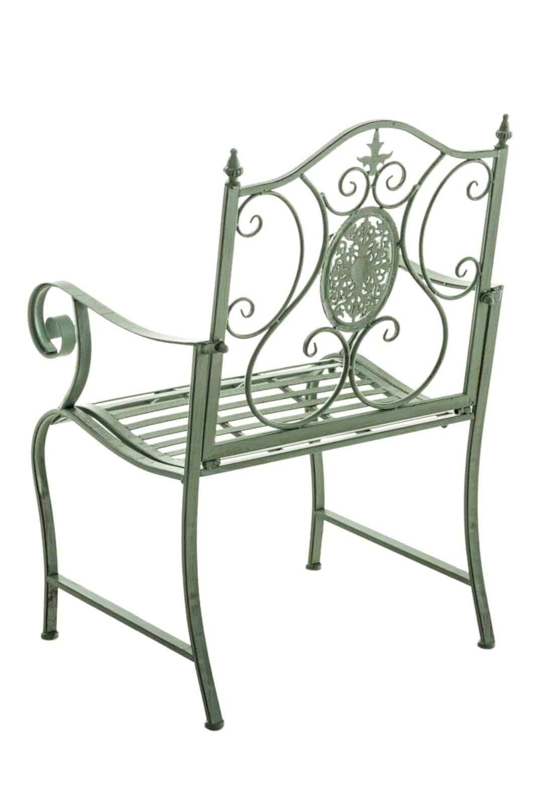 2er Set Gartenstühle Punjab antik-grün
