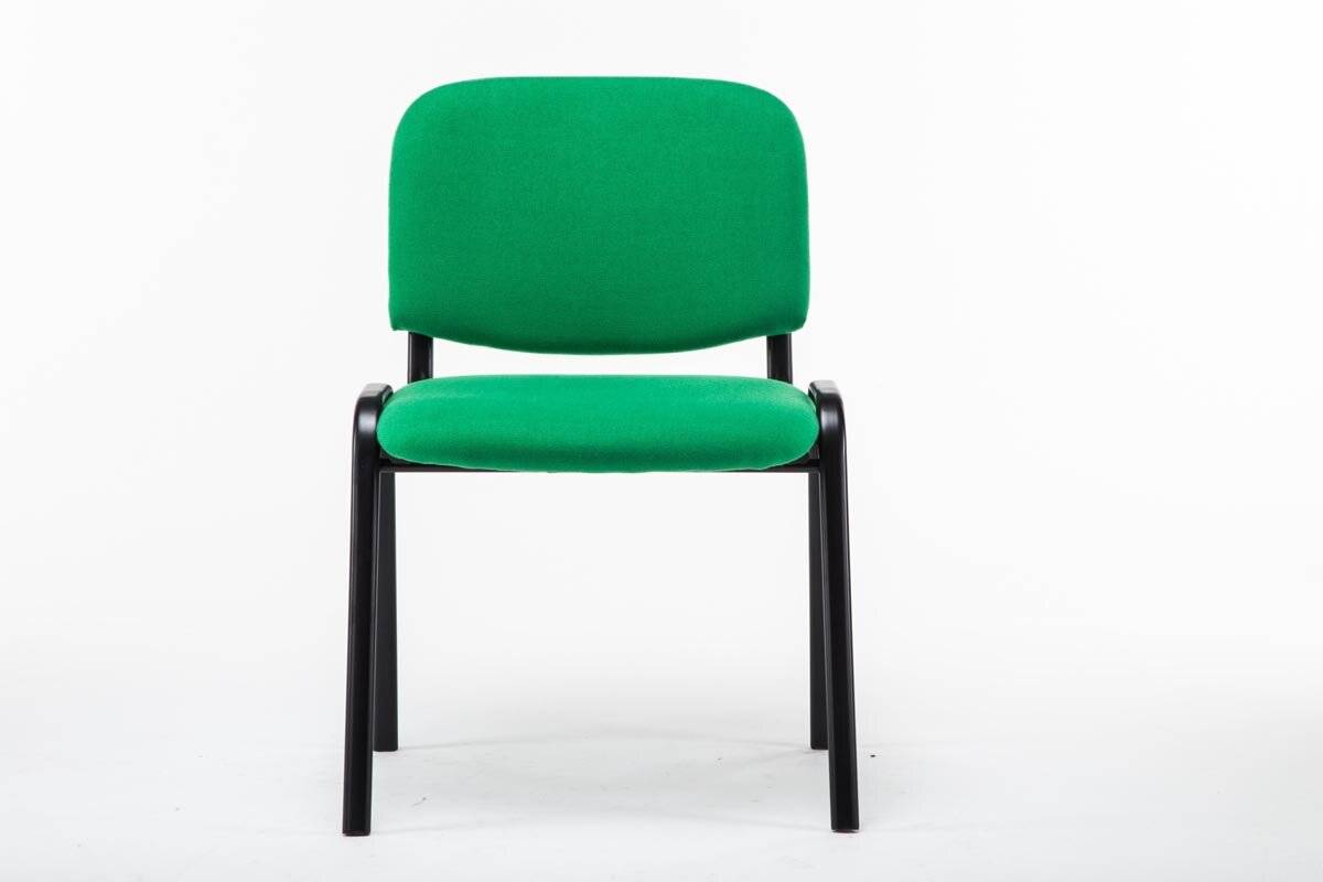 Besucherstuhl Ken V2 Stoff grün