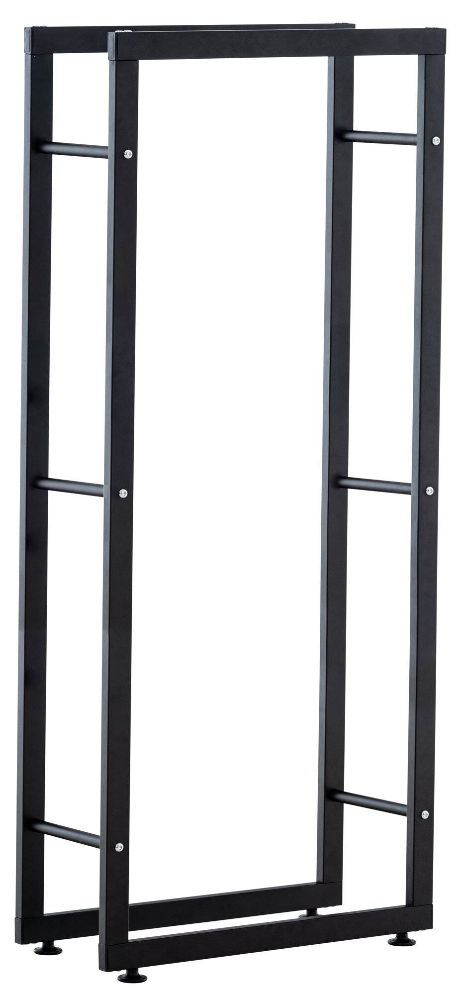Kaminholzständer Keri V2 25x40x125 schwarz