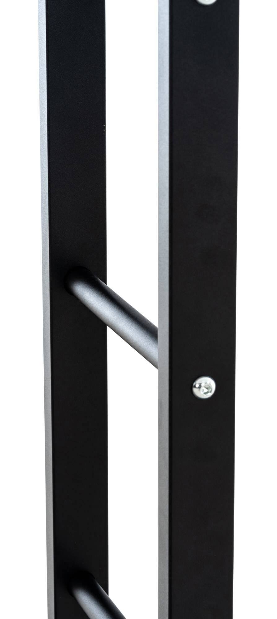 Kaminholzständer Keri V2 25x40x125 schwarz