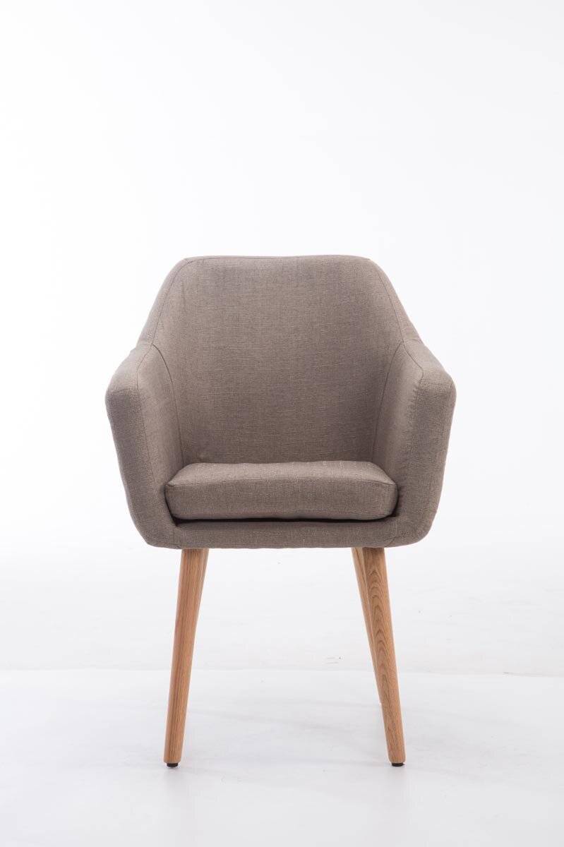 Besucherstuhl Utrecht Stoff natura taupe