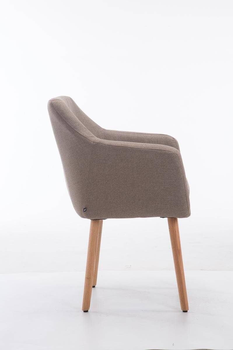 Besucherstuhl Utrecht Stoff natura taupe