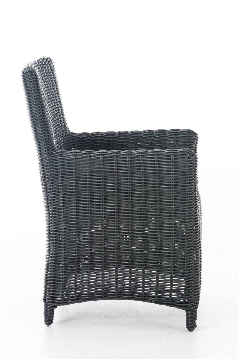 Stuhl Fontana / Sankt Marlo Anthrazit 5mm schwarz