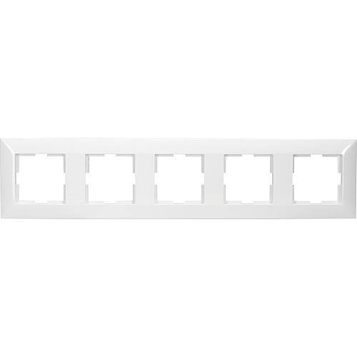 Meridian Standard 5-fach Rahmen reinw. 92522205
