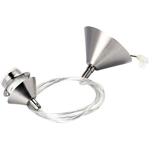 Schnurpendel E27 satin 1,1m 6-1525 satin