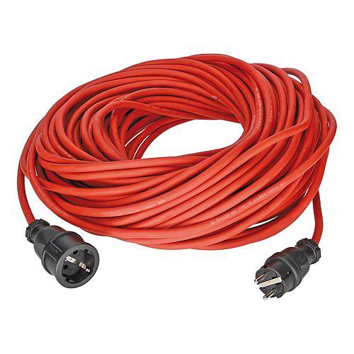 Gummi-Verlängerung H07RN-F 3G1,5 rot 50m