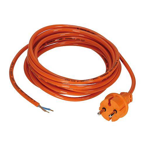 EGB Anschlussleitung PUR H05BQ-F 2x1mm² orange 5m